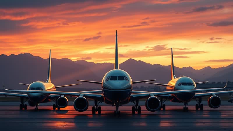 Three Aircraft, One Apron